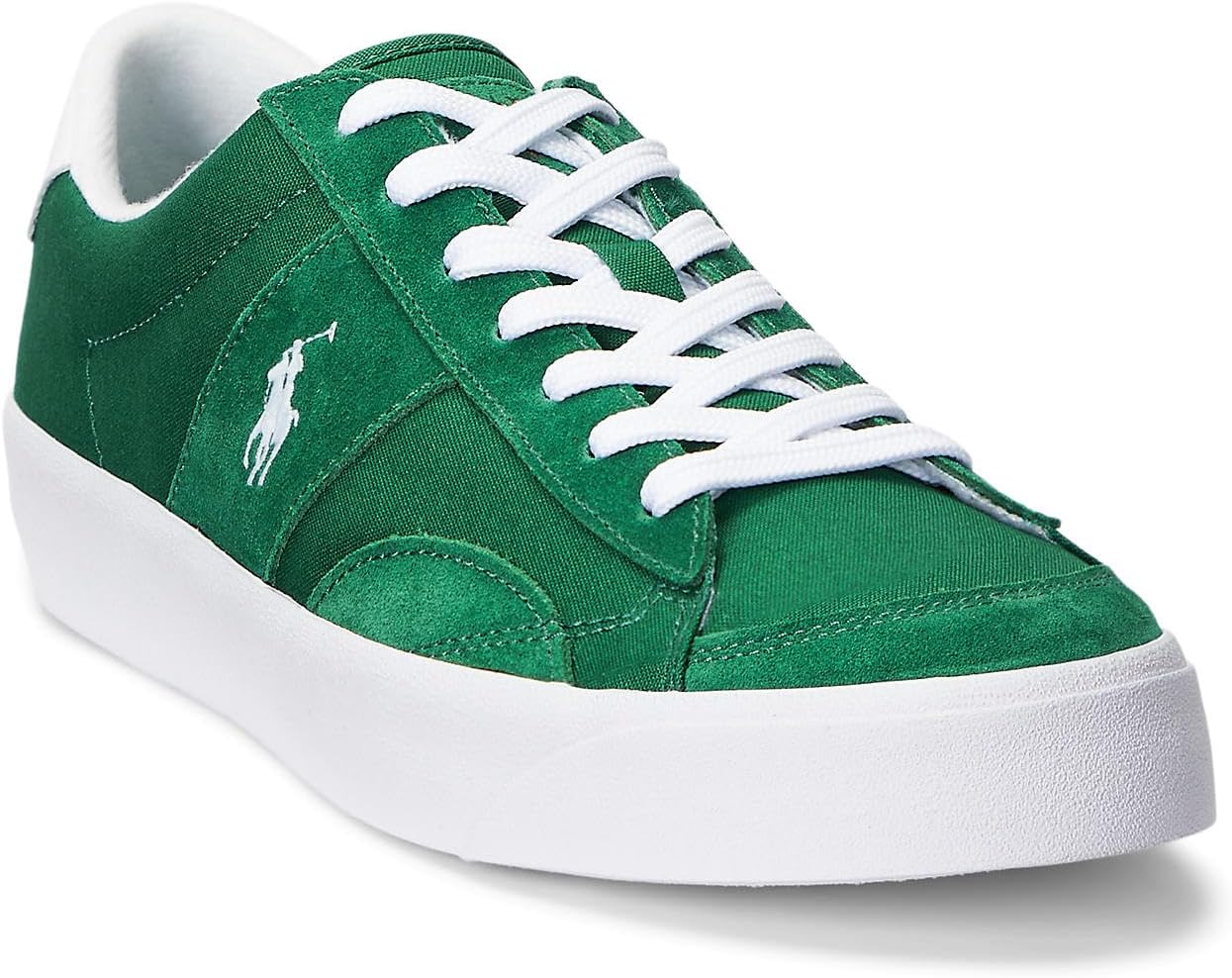 POLO RALPH LAUREN Мужские кроссовки Sayer Sport, Green/White — фото 2