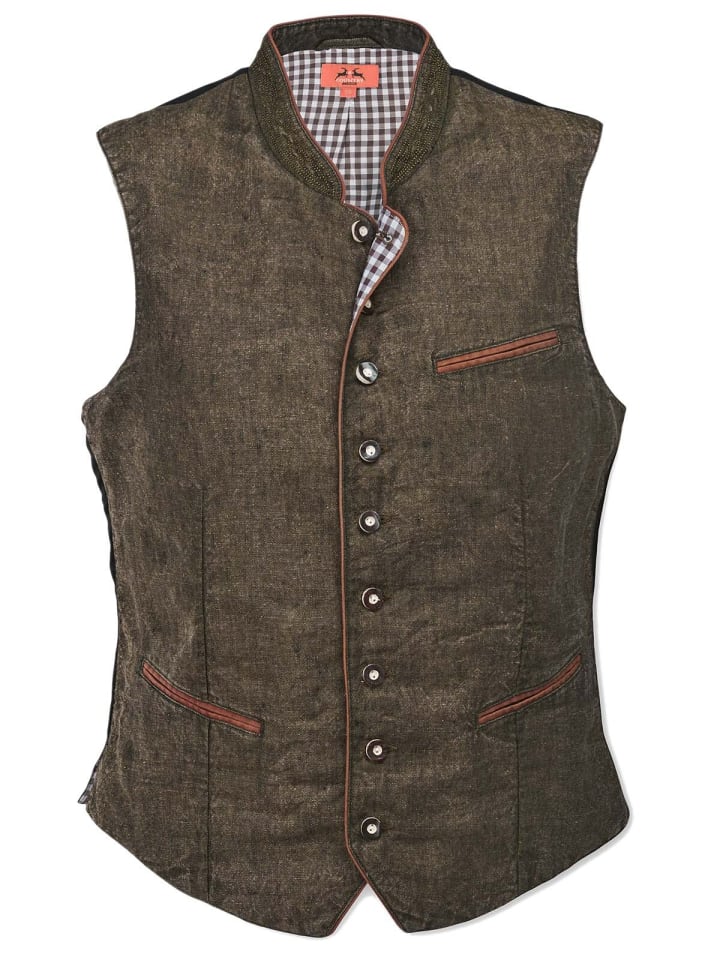 

MADDOX Жилет OLIVER оливкового цвета