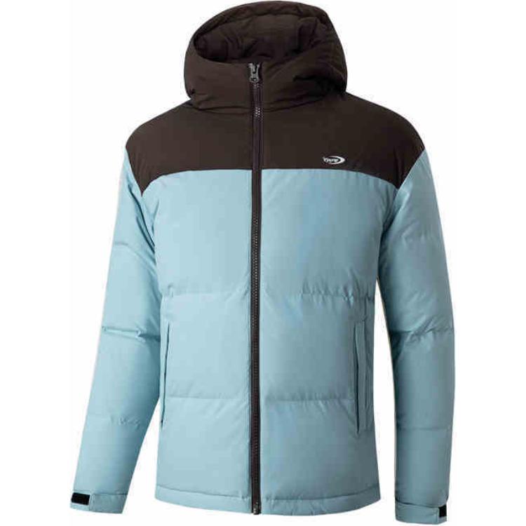 

361° Куртка пуховая Life Collection Unisex Clay Gray Blue/Chestnut Brown