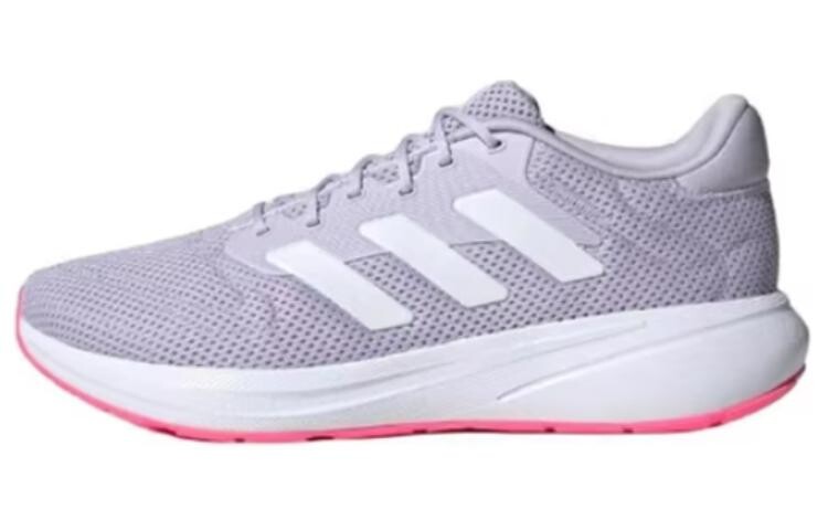 

Кроссовки для бега Response унисекс с низким верхом сиреневые фиолетовые/белые Adidas
