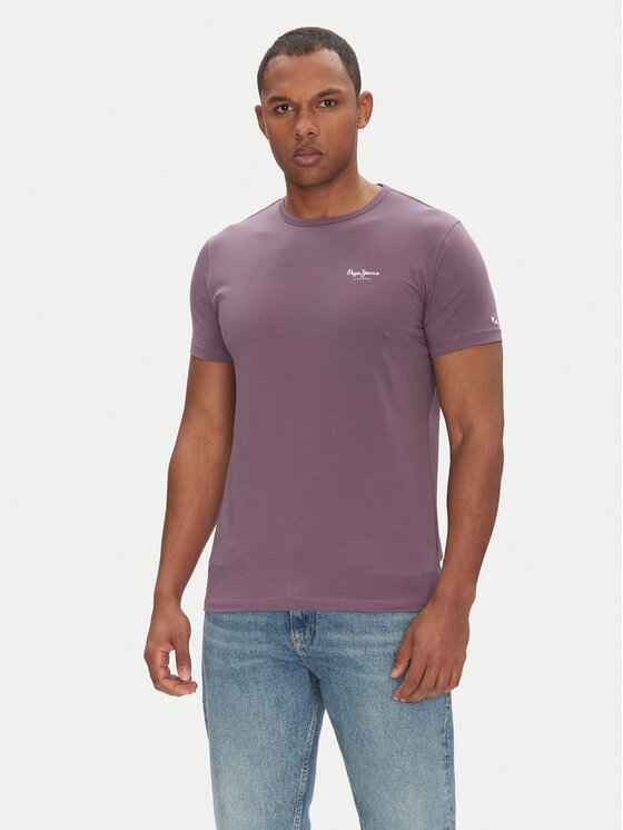 

Облегающая футболка Original Basic PM508212 Pepe Jeans, фиолетовый
