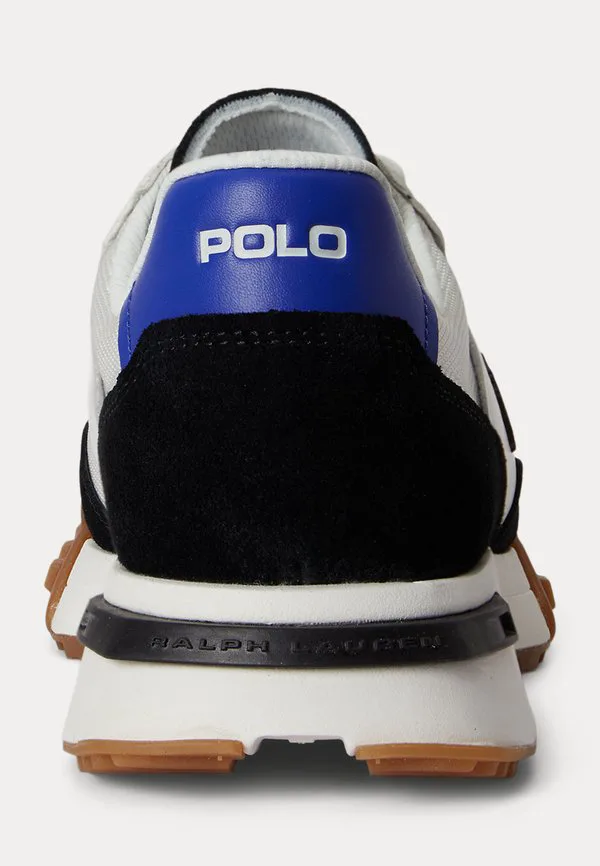 Кроссовки eldridge с замшевыми вставками Polo Ralph Lauren, Deckwash White/Black/Royal — фото 3