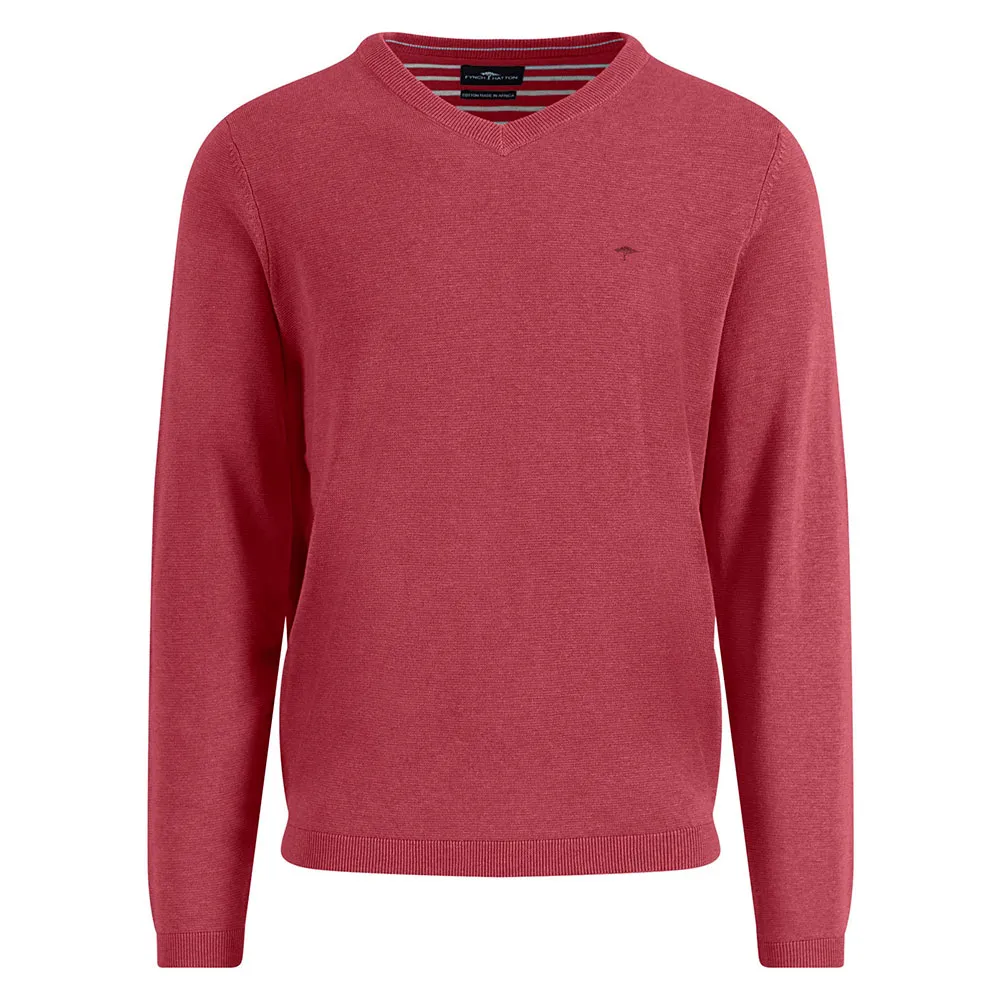 

Свитер Fynch Hatton 1514315 v neck, красный