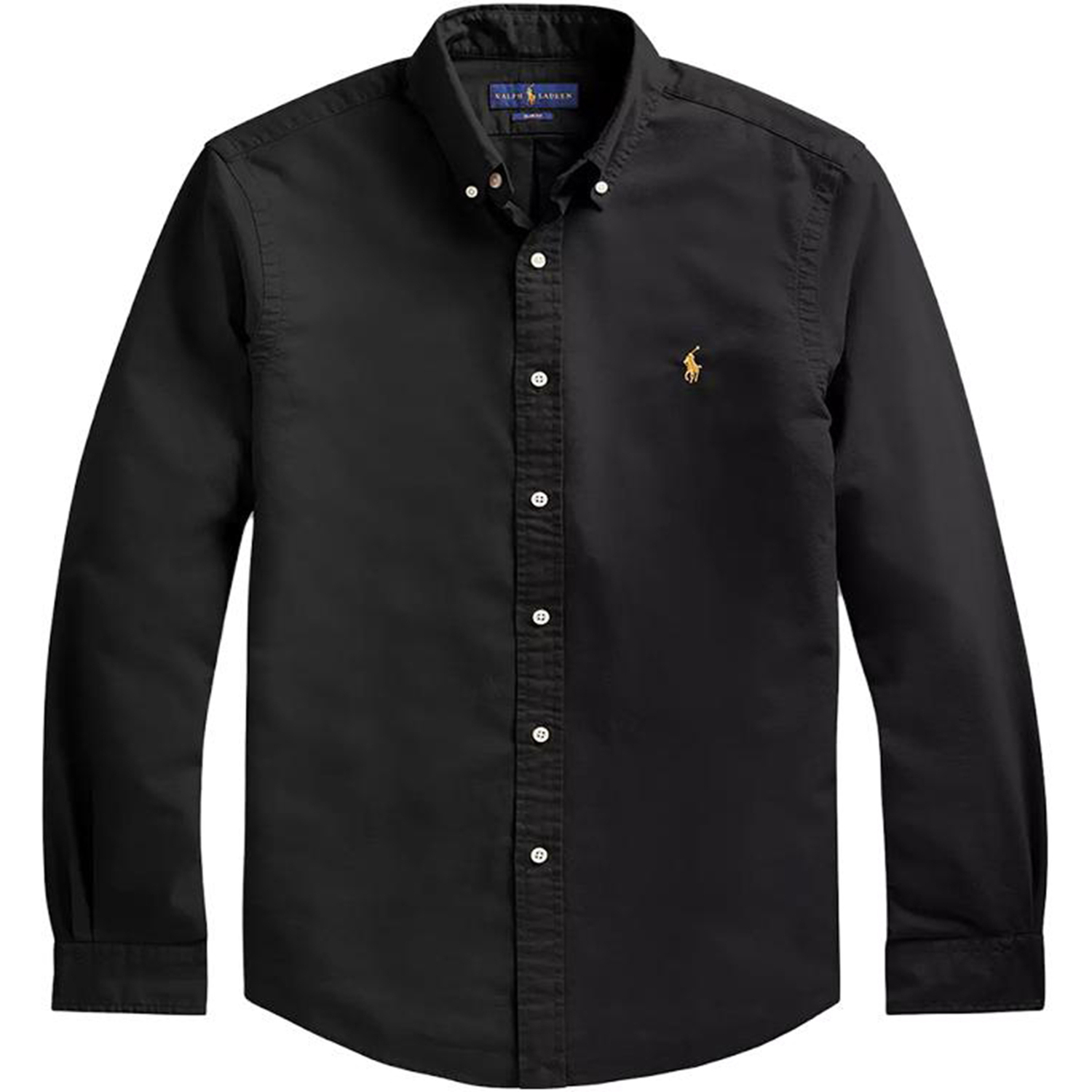 

Рубашка с длинным рукавом с вышивкой Pony Polo Ralph Lauren, черный