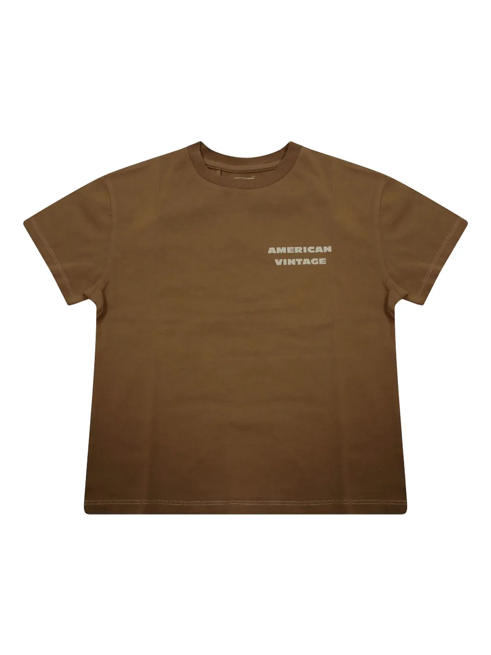 

Футболка FizValley с логотипом American Vintage Kids, коричневый
