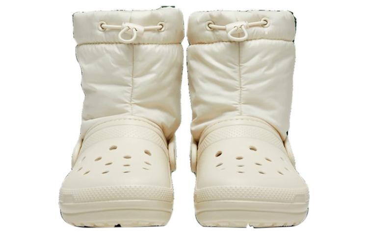 Классические ботильоны на подкладке Crocs унисекс, Milky White — фото 4
