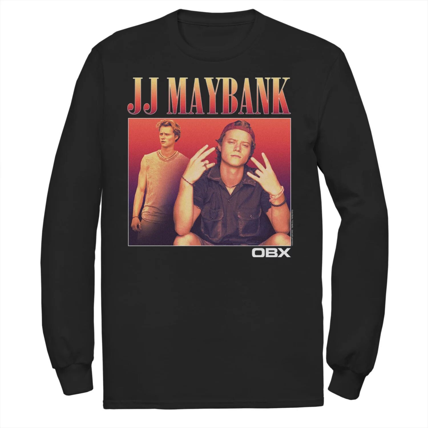 

Мужская футболка Outer Banks JJ Maybank с портретом Licensed Character