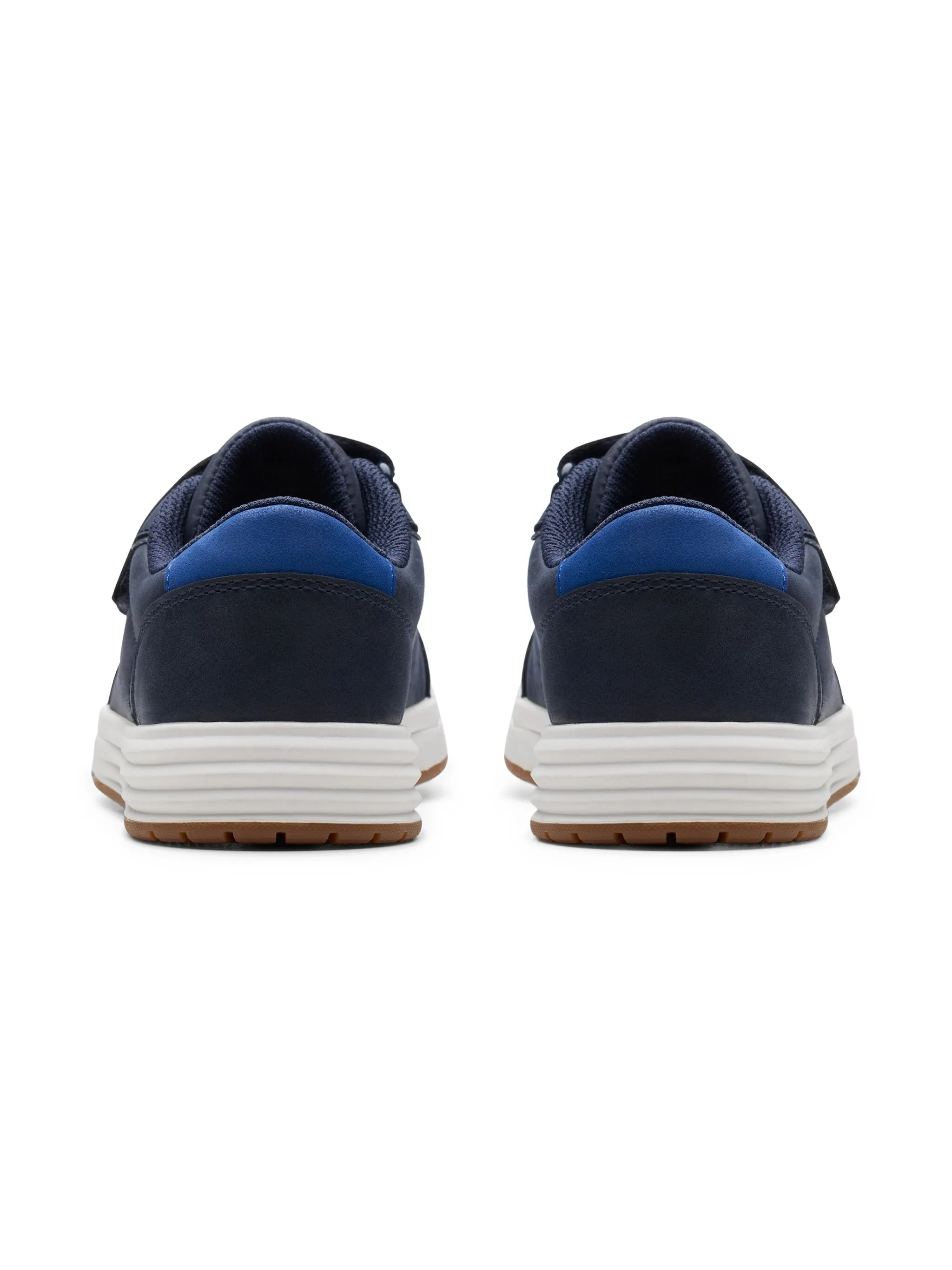 Кожаные кроссовки Clarks Kids, синий — фото 2