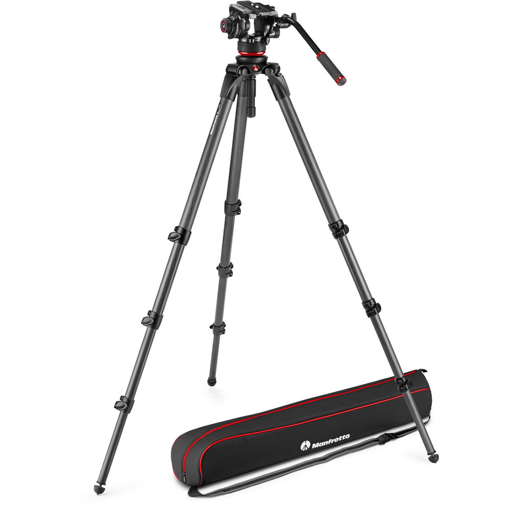 

Жидкостная видеоголова Manfrotto 504X со штативом из углеродного волокна 536