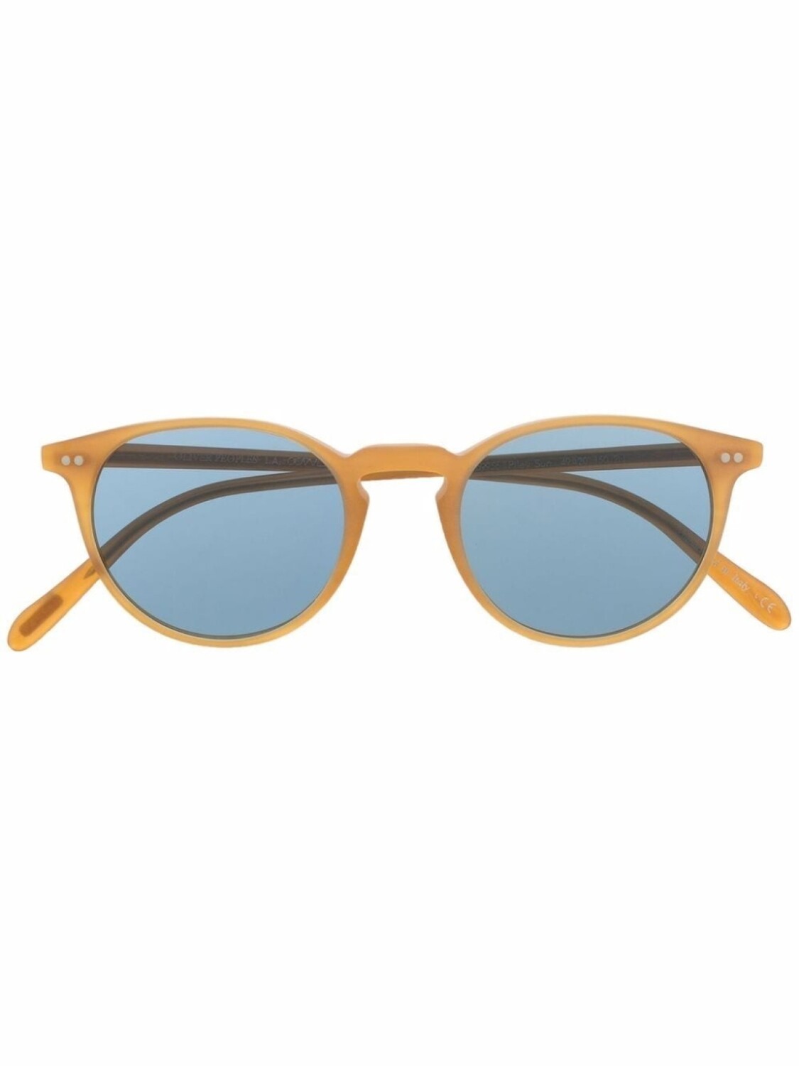 

Oliver Peoples солнцезащитные очки в круглой оправе, серый