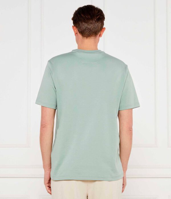 Футболка с принтом в полоску c Loose fit Boss Green, зеленый — фото 3