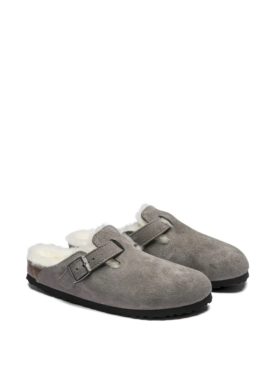 Мюли Boston Birkenstock, серый — фото 2