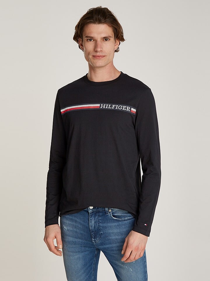 

Лонгслив Tommy Hilfiger Longsleeve, черный