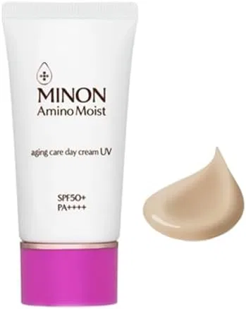 Крем для лица SPF50 — ДНЕВНОЙ MINON AMINO MOIST AGING CARE DAY CREAM SPF50+ PA+++ X3, 30 Г — фото 2