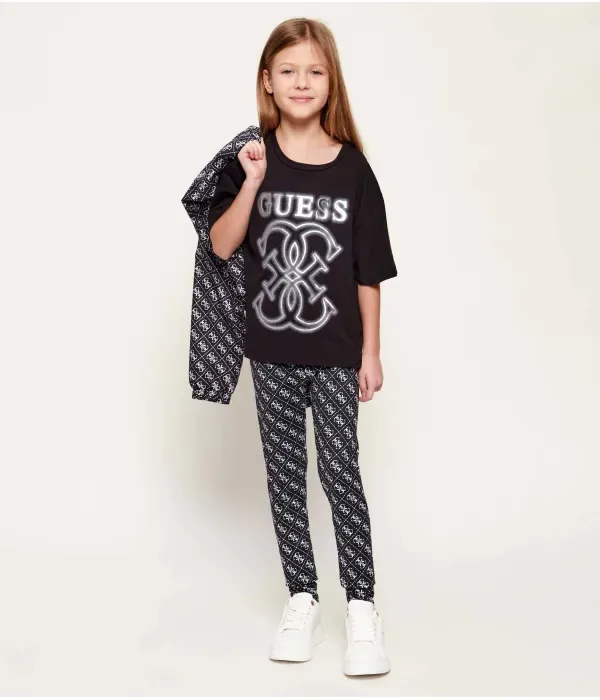 Футболка relaxed fit Guess, черный — фото 2