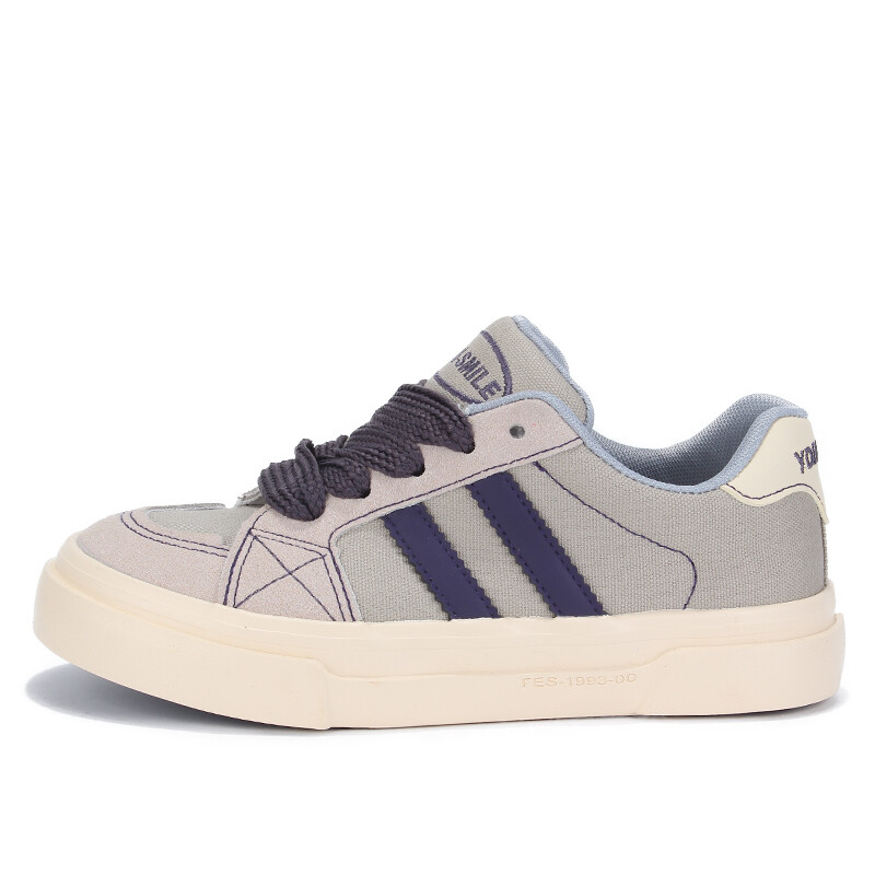 

Кроссовки Yobn Uber Skateboarding Shoes Women's Low-top Gray, серый