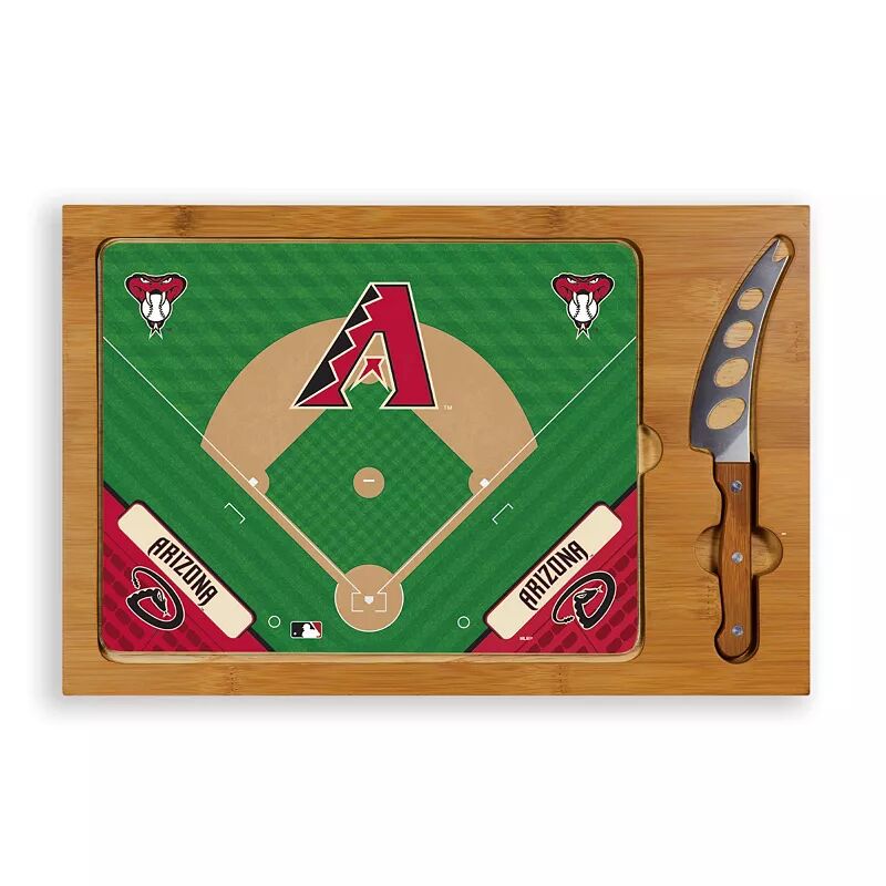 

Набор сервировочных досок Picnic Time Arizona Diamondbacks со стеклянной столешницей