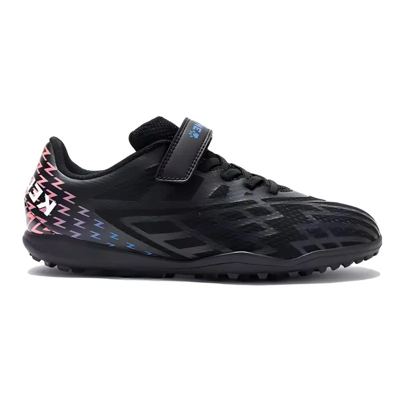 KELME Низкие детские футбольные бутсы black red kids — фото 3