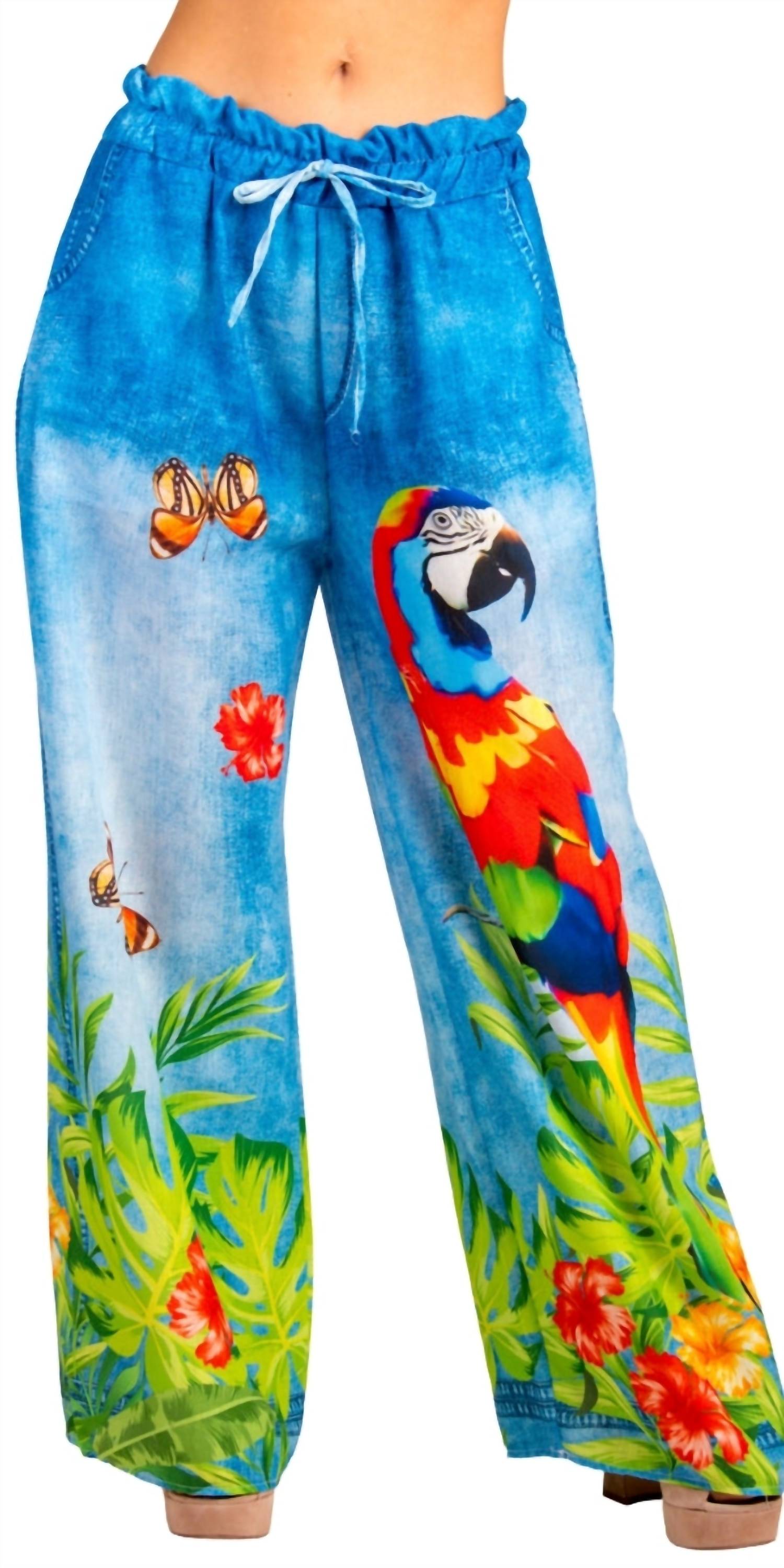 

Синие широкие брюки Pappagallo GIGI MODA, синий