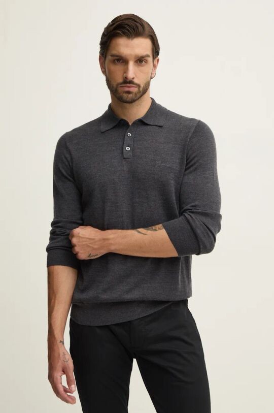 

Шерстяной свитер Guess, серый