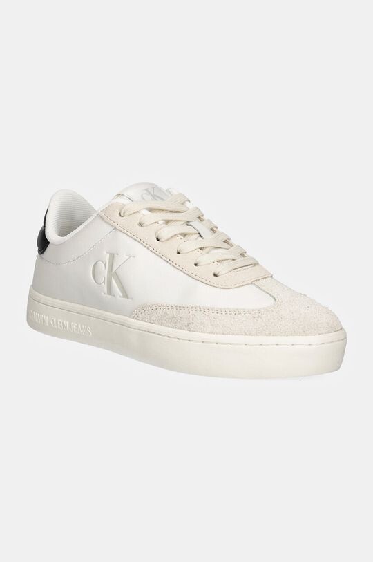 

Кожаные кроссовки CLASSIC CUPSOLE LOW MG MIX Calvin Klein Jeans, белый