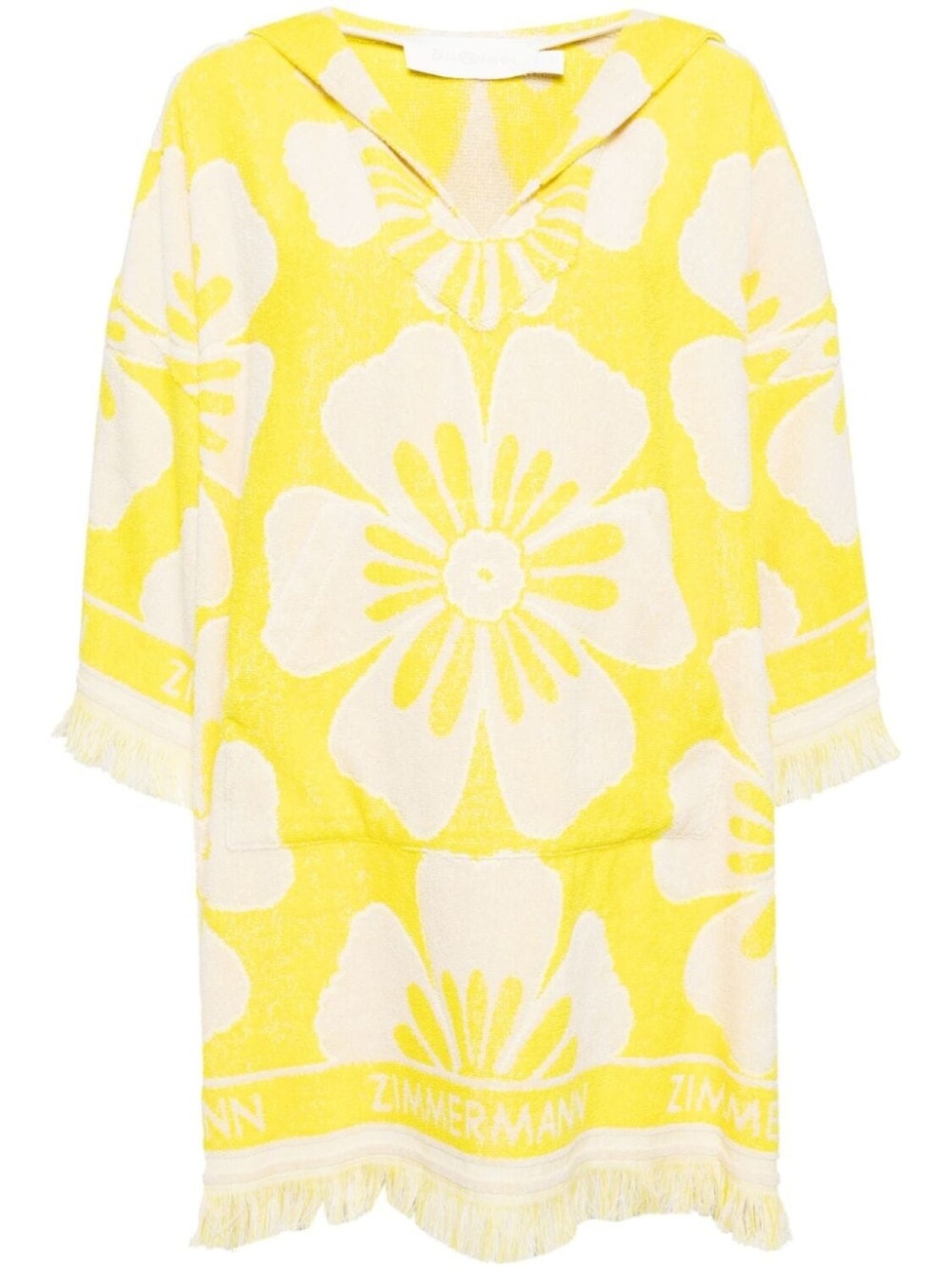 

ZIMMERMANN платье мини Golden Hodded Towel, желтый