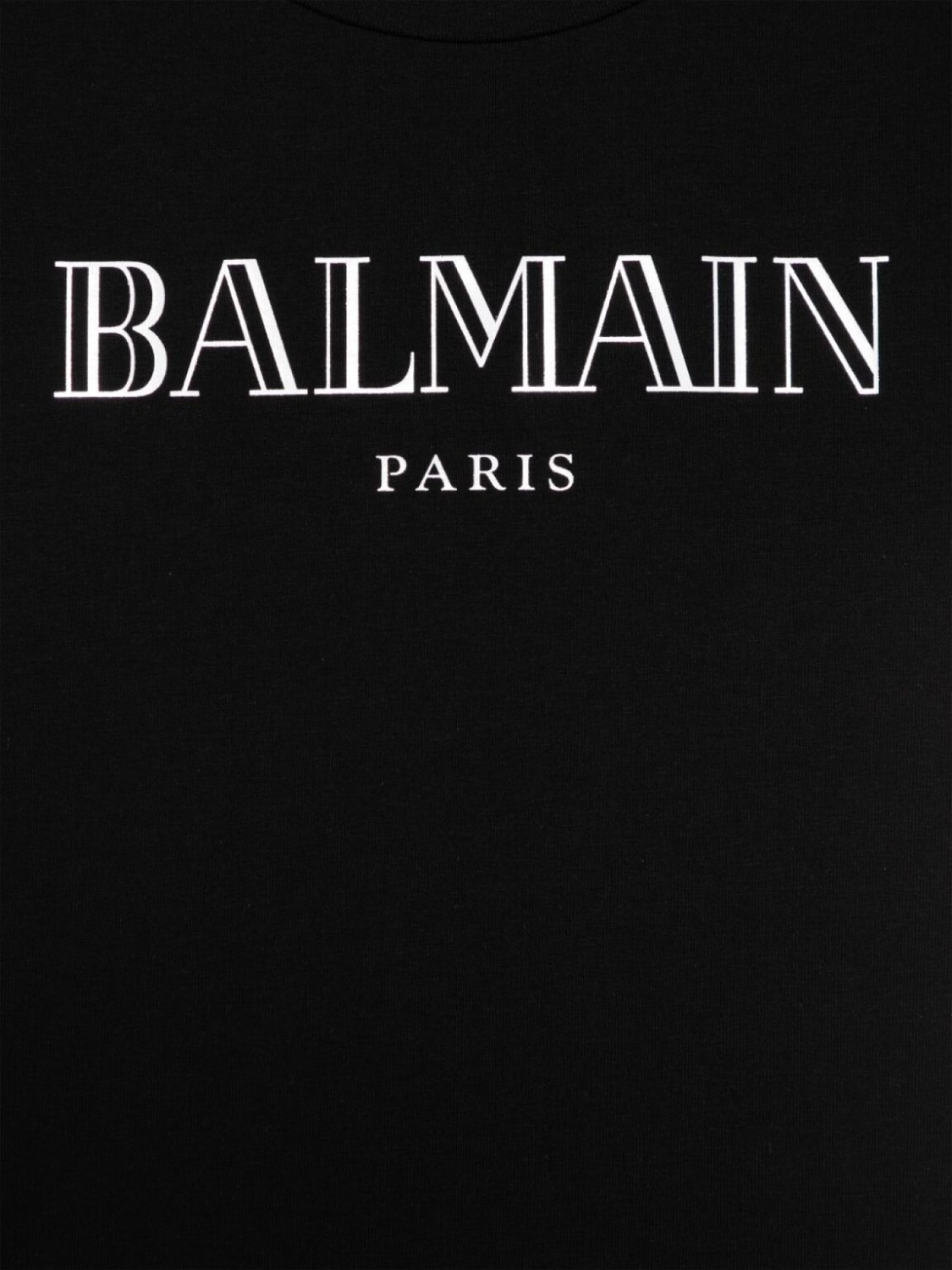 Balmain Kids футболка с логотипом, черный — фото 3
