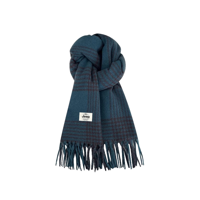 

Вязаный шарф Unisex Jeep, peacock синий