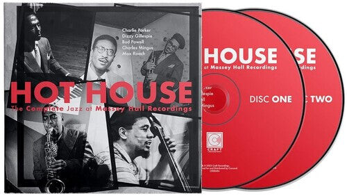 

CD диск Hot House: The Complete Jazz at Massey / Various: Hot House: The Complete Jazz At Massey Hall Recordings [2 CD]