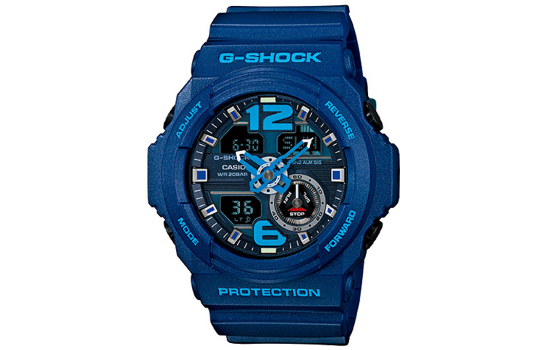 

Мужские синие часы GA-310-2A CASIO