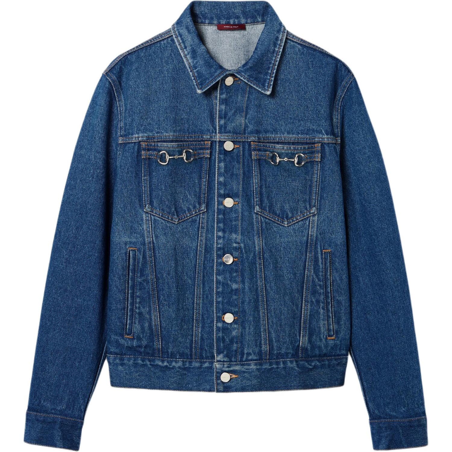 

GUCCI Джинсовая куртка мужская синяя, Blue