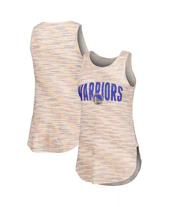 

Женская белая майка Golden State Warriors Sunray Concepts Sport