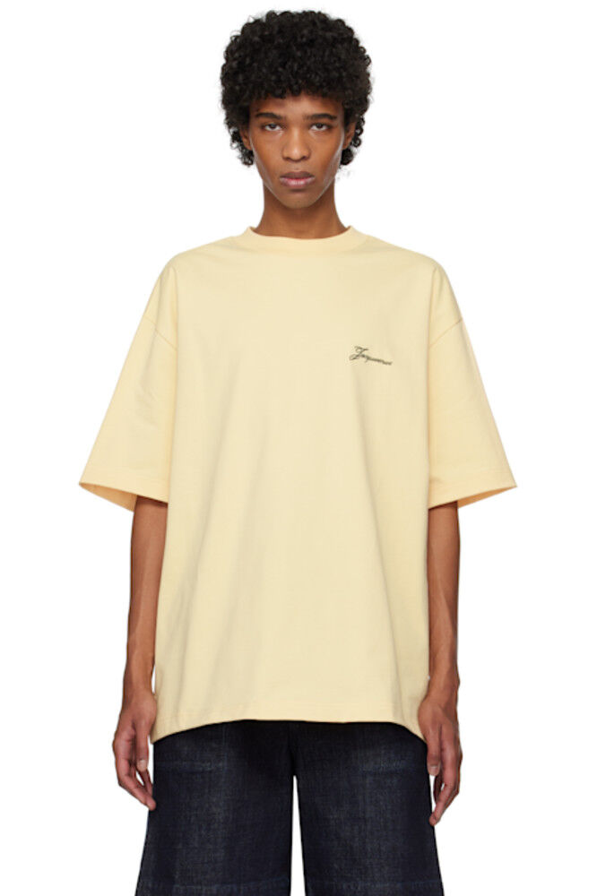 

Желтая футболка «The Haltères» JACQUEMUS