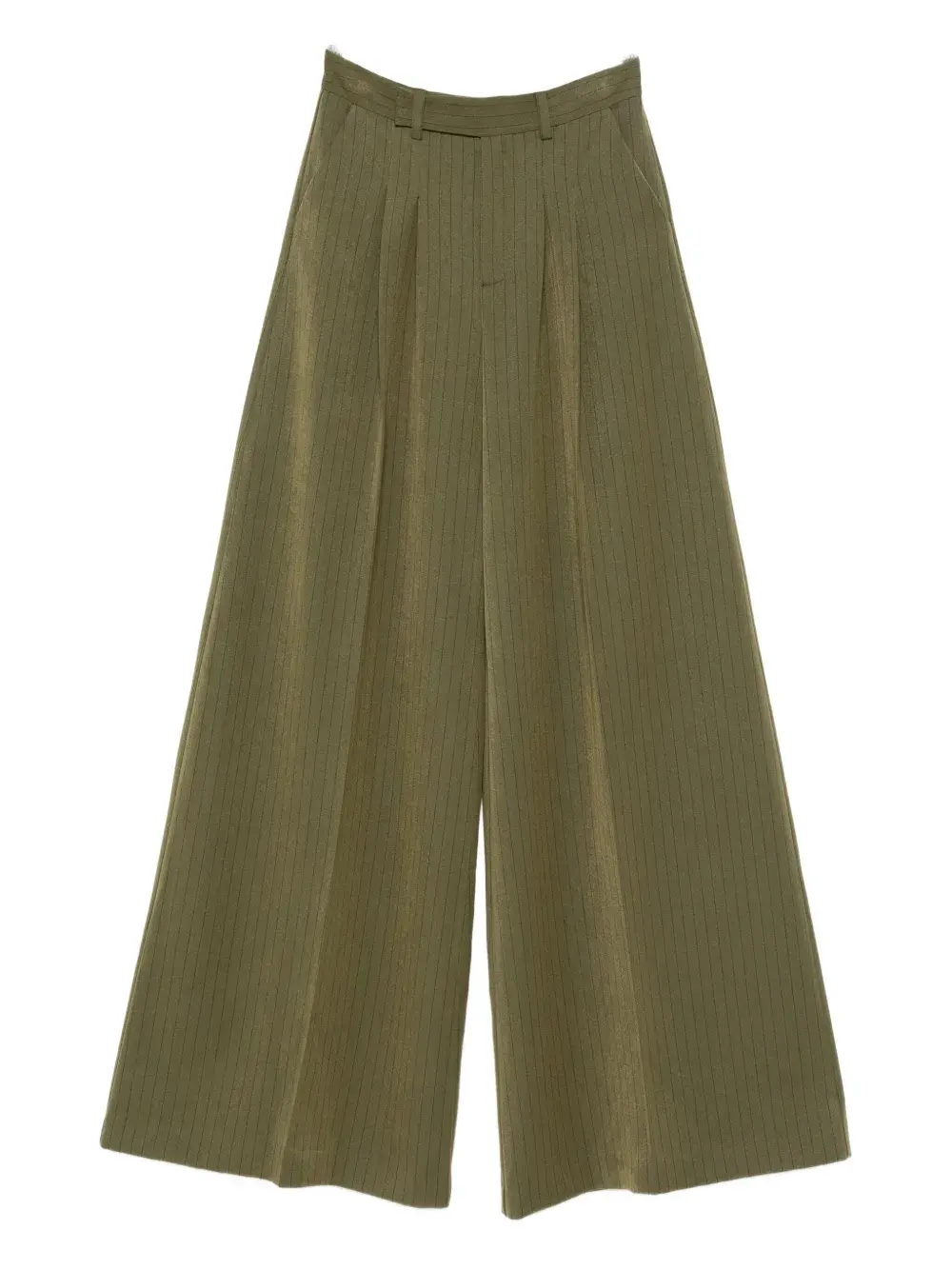 

Плиссированные брюки Le Sully Studio, зеленый