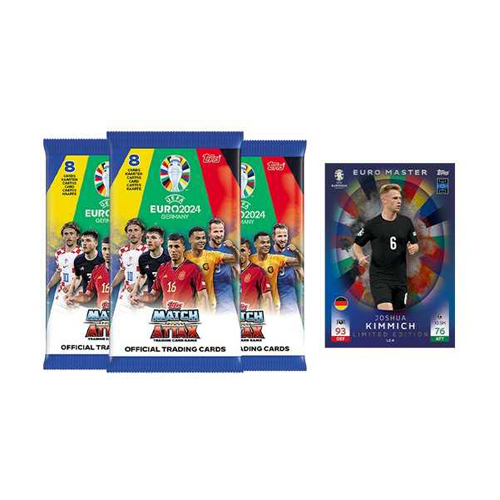 

Карточная игра Official Euro Match Attax 2024 Eco Pack