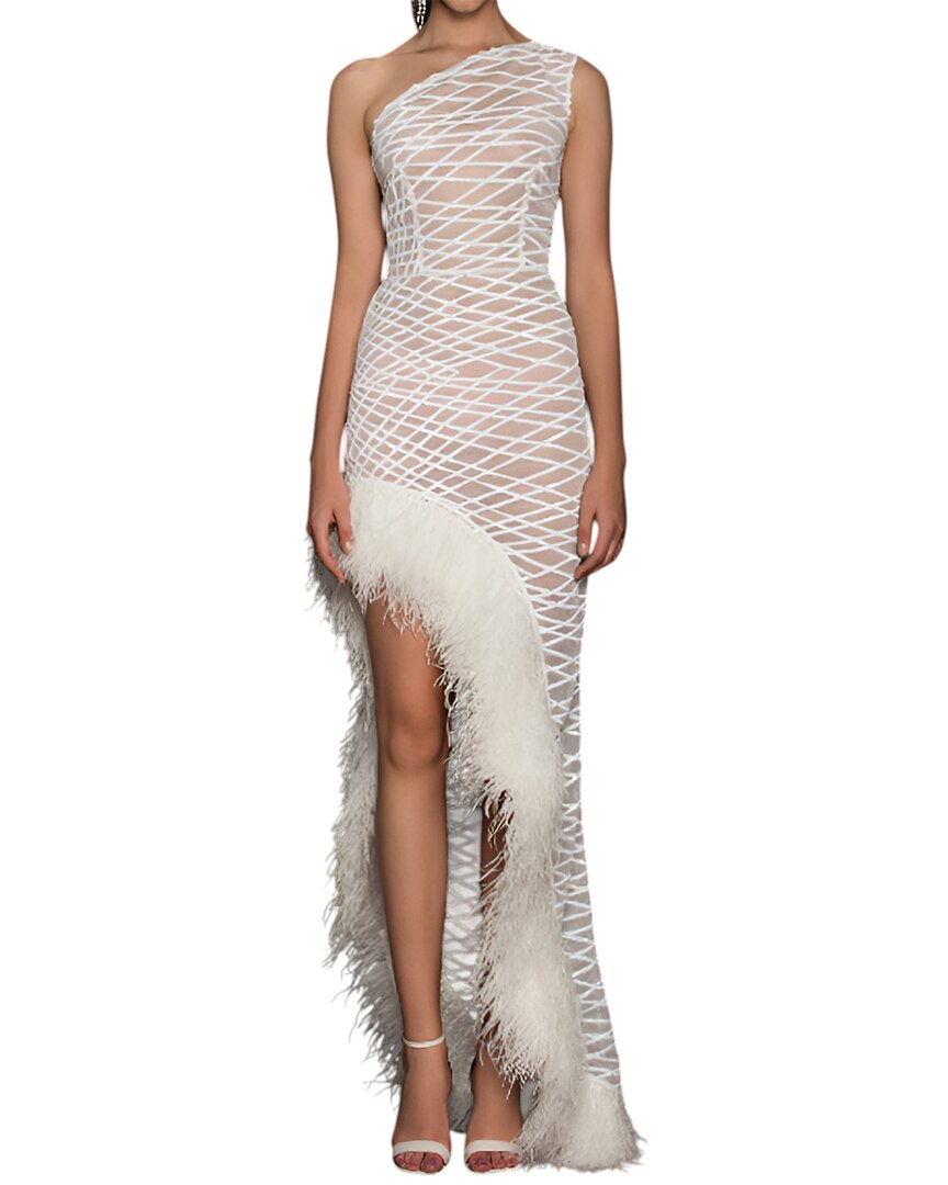 

Винсент Макси-платье с открытыми плечами VINCENT, белый