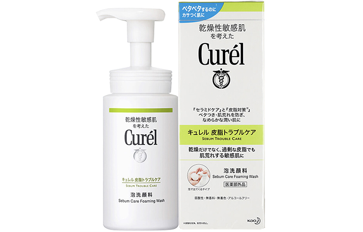 Очищающая пенка KERUN Clean Beauty для контроля жира с увлажнением 150 мл Curél — фото 2