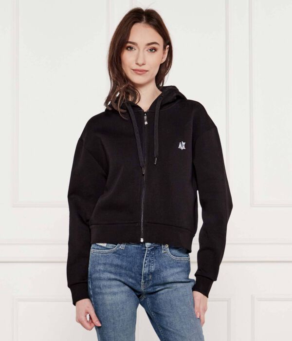 

Свитер Regular fit Armani Exchange, черный