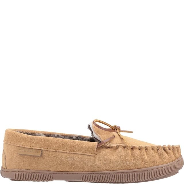 Мужские кожаные тапочки ace слипоны Hush Puppies, коричневый — фото 3