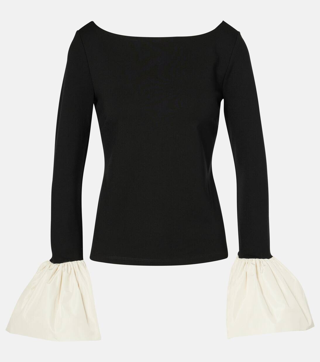 

Пейдж топ Staud, цвет black ivory