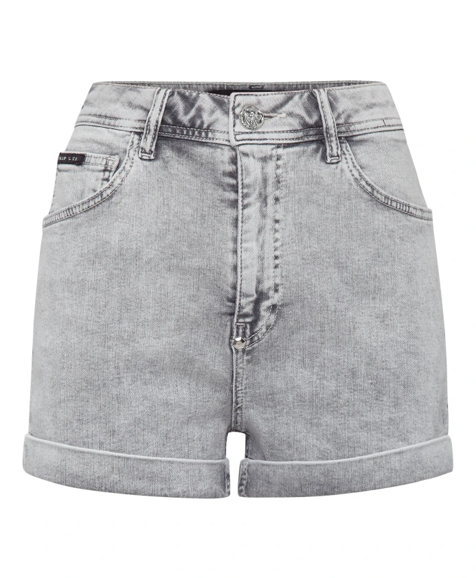

Джинсовые шорты Philipp Plein, серый
