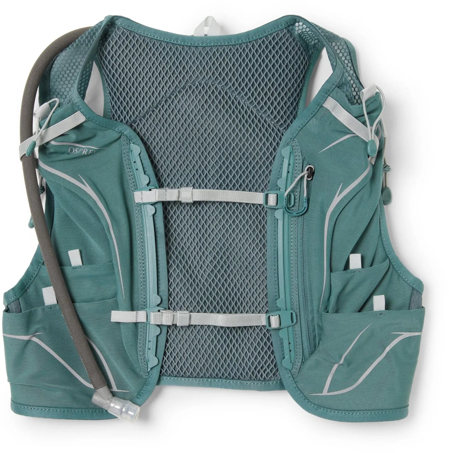 

Женский жилет для гидратации Dyna 6 Osprey, Cascade Blue/Silver Linig