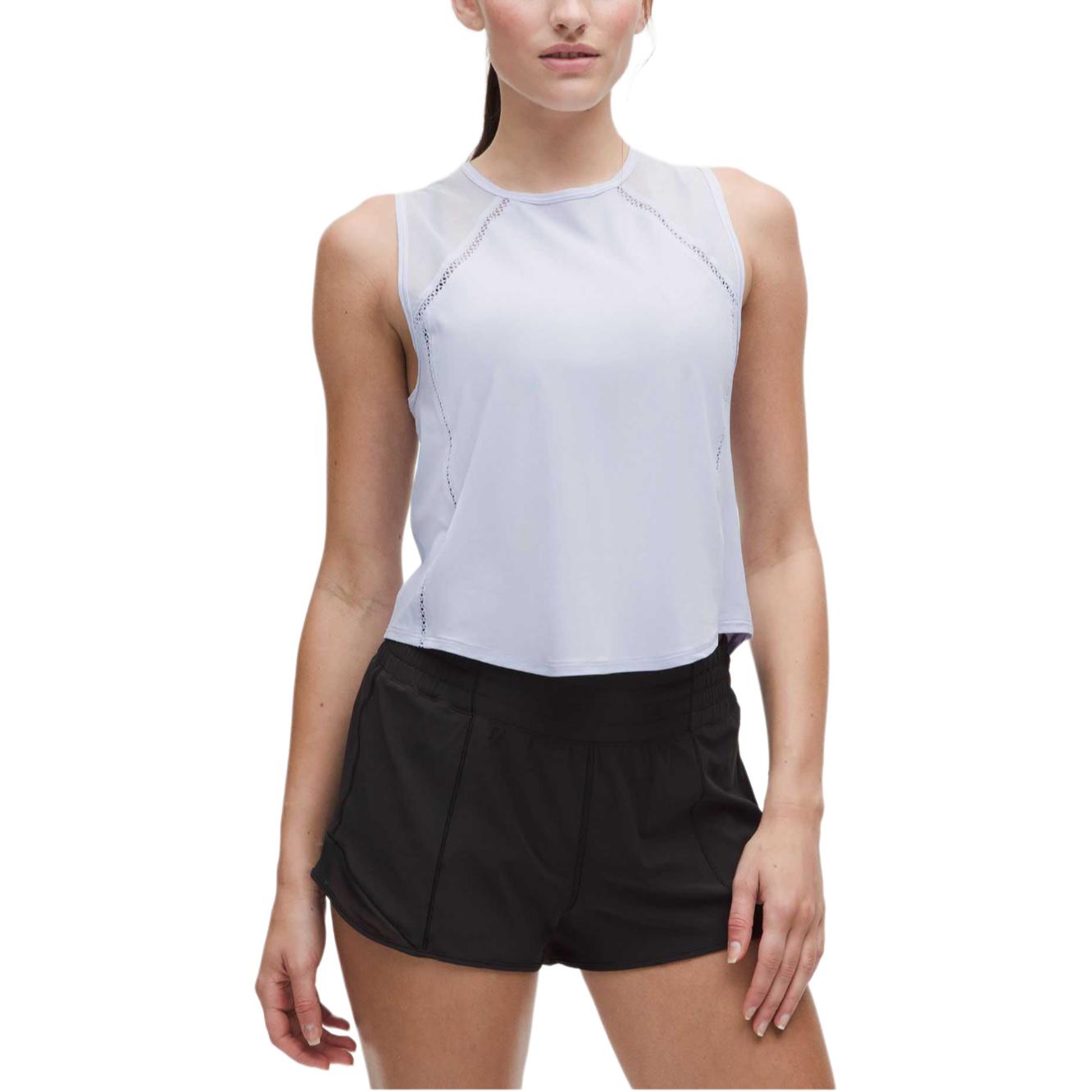 

Кроп спортивная майка для женщин Lululemon, синий