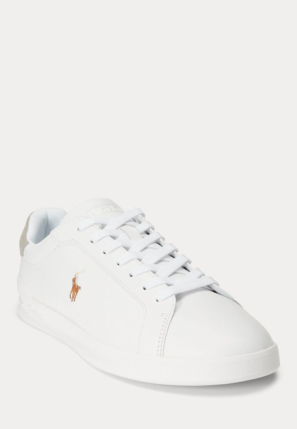 Кроссовки HERITAGE COURT II LEATHER TRAINER Ralph Lauren, белый — фото 4