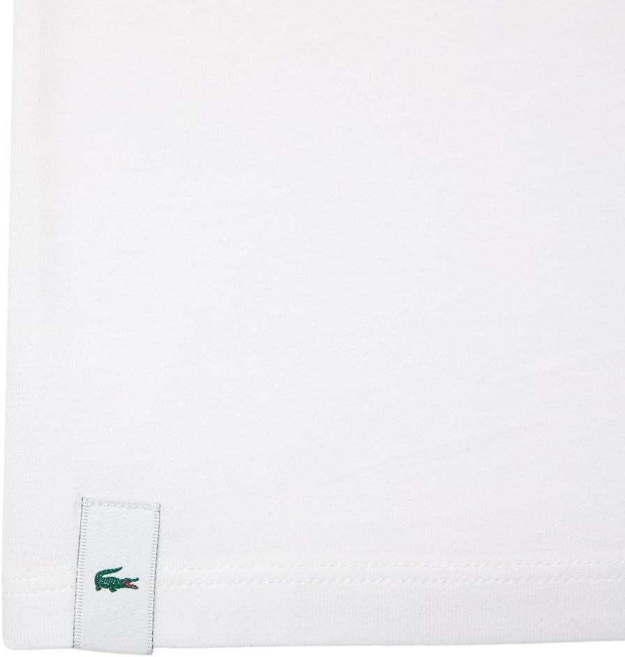 Майка Lacoste, мужская, комплект из трех штук, белый — фото 4
