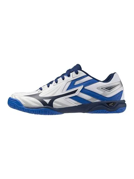 Кроссовки для настольного тенниса «Wave Kaiserburg 8» от Mizuno, White X Navy X Blue