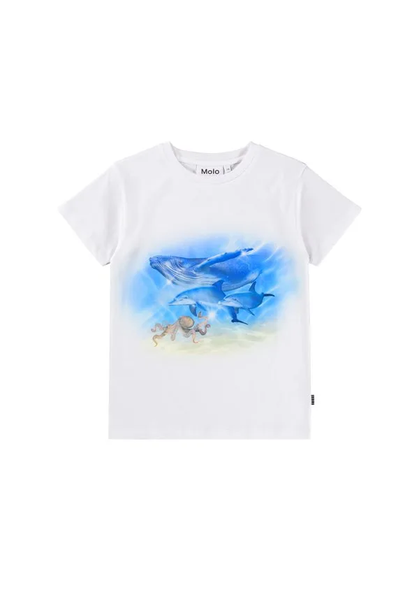 Футболка с принтом рауля Molo, White