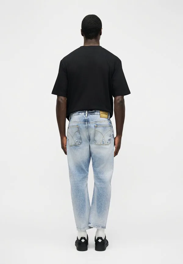 Свободные джинсы Dsquared2, Navy Blue — фото 4