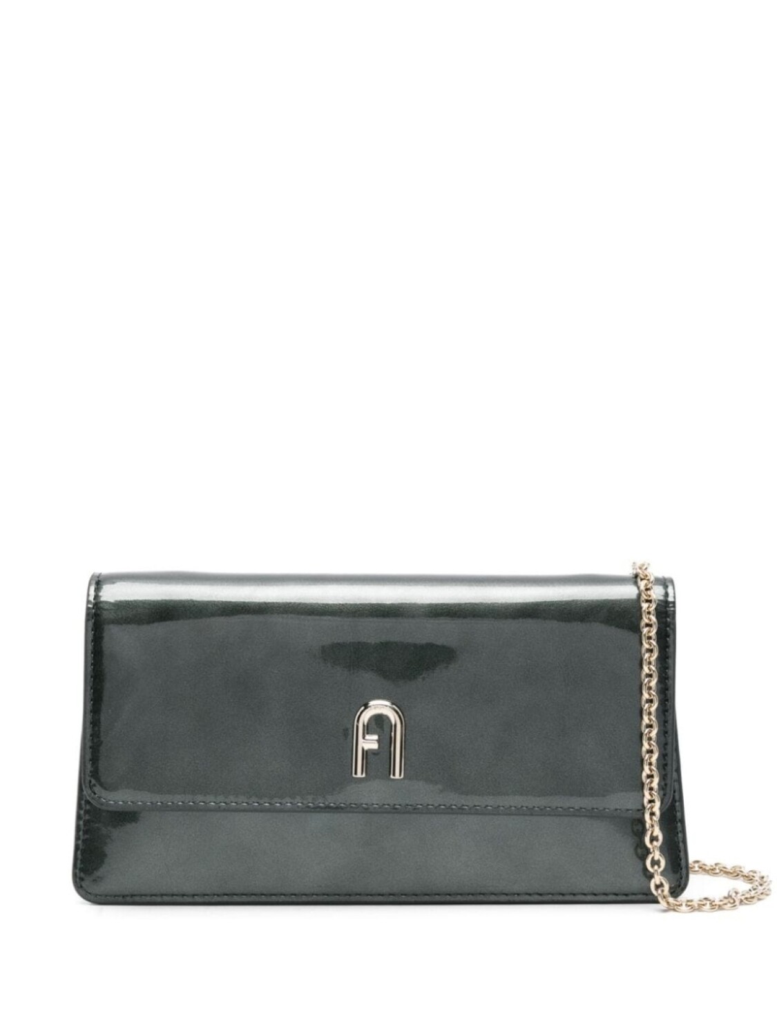 

Furla лакированный клатч Diamante, зеленый