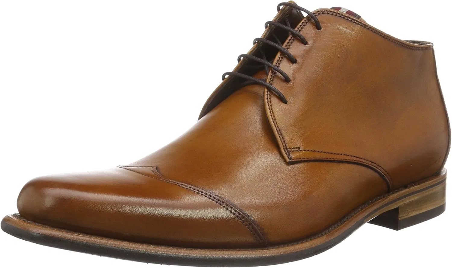 Floris van Bommel Мужские ботинки с коротким голенищем 10077/11, Brown Cognac